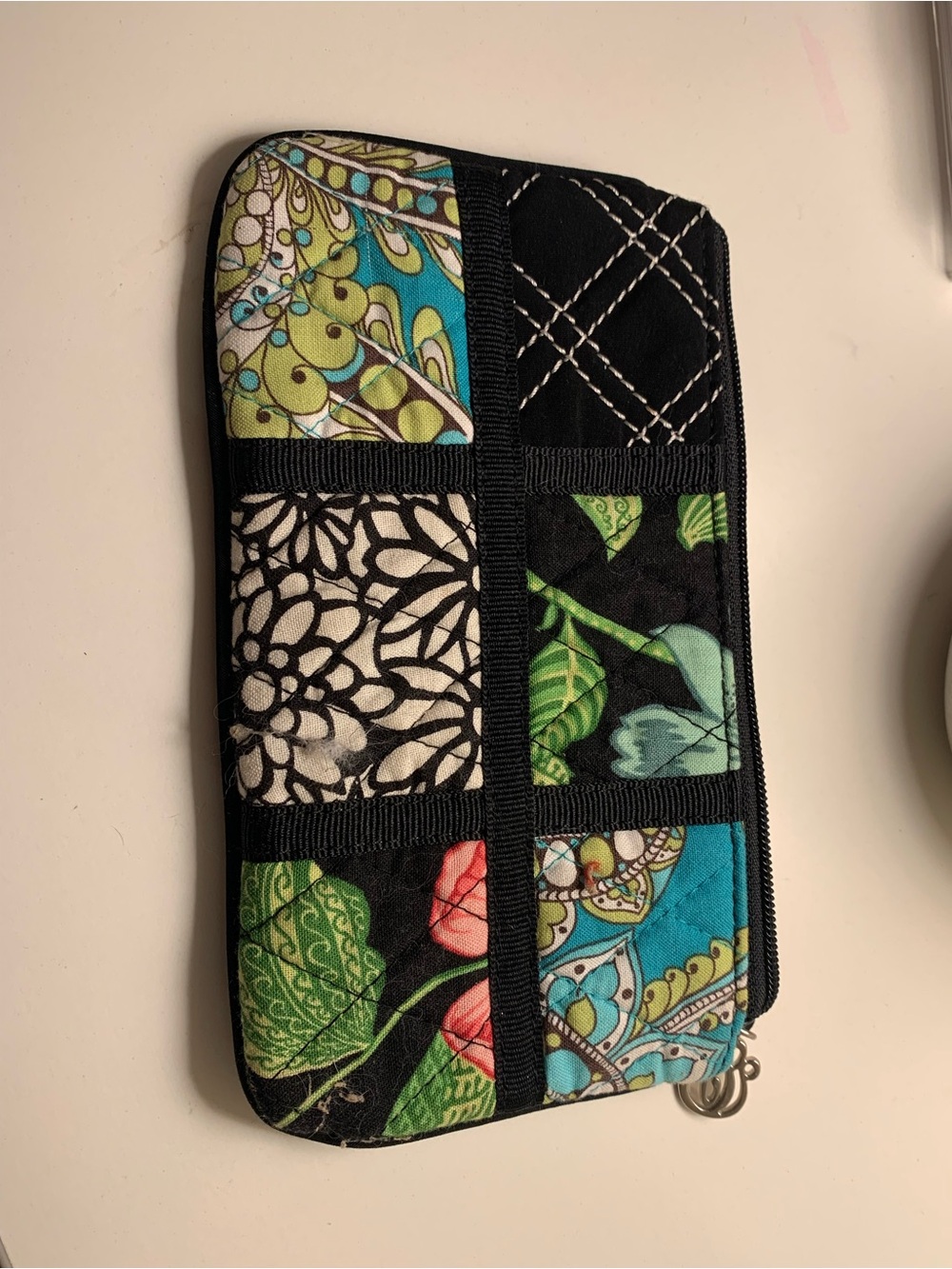 Vera Bradley Patchwork Floral Quilted Wristlet - Multicolor